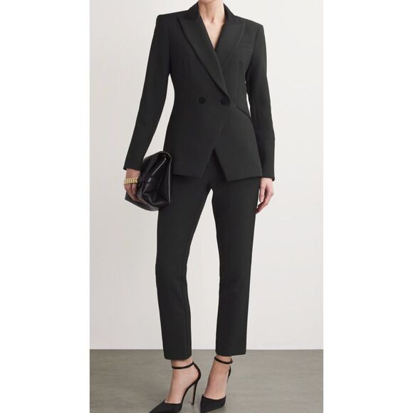 NWOT VERONICA BEARD Rickie Black Dickey Jacket, Sz 8, $795 - Picture 1 of 14
